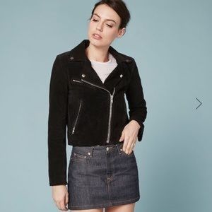 REFORMATION Amazing black suede “Slate” jacket